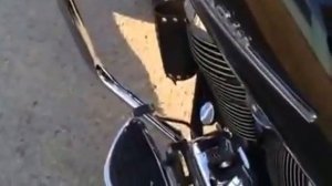 Honda Shadow VT 750 ACE cobra exhaust start engine