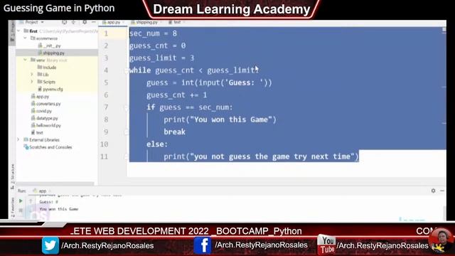 The Complete Web Development 2022: Bootcamp_Python Part 2