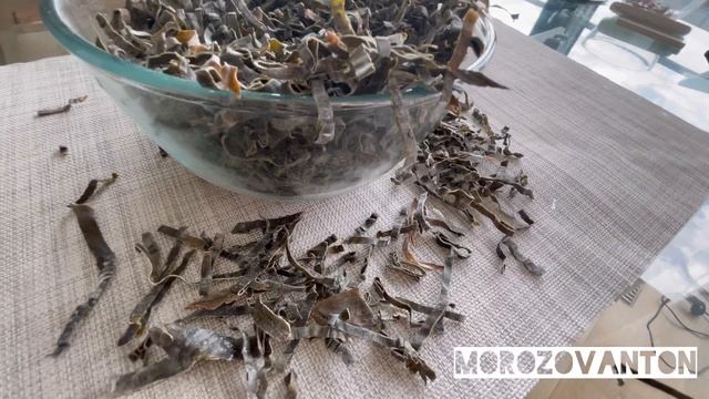 Как выглядит сухая морская капуста с Дальнего Востока
