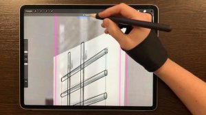 Курсы скетчинга для начинающих / Урок 6 / 2D Interior sketching / Прокриэйт / Procreate /  Обучение