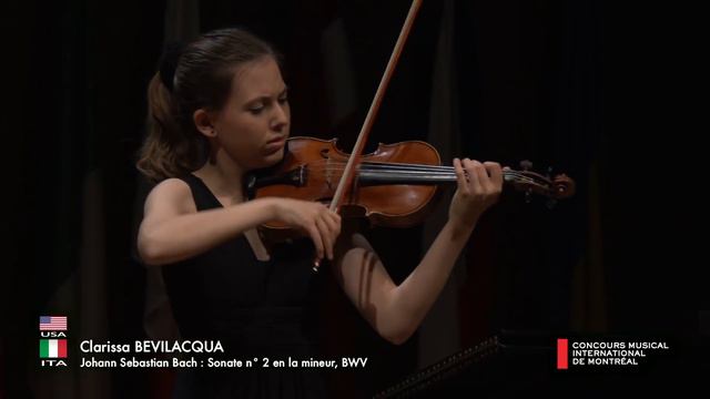 Clarissa Bevilacqua  CMIM ViolonViolin 2019  Première épreuveFirst Round