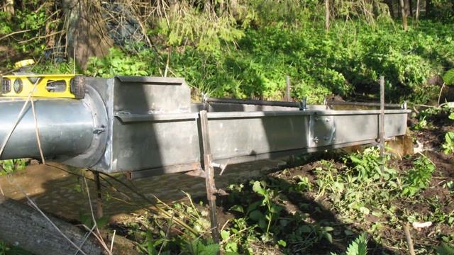 Драга для промывки золота 500 мм на 2500 мм смотреть онлайн