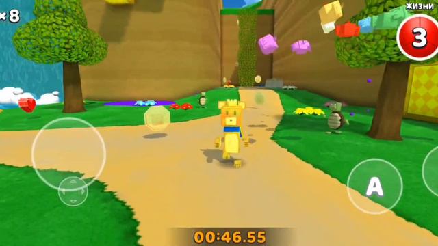 как спасти всех золотых медведей в SUPER BEAR ADVENTURE смотреть онлайн