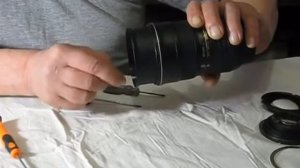 Nikon 24-70mm. Ремонт и смазка зума.