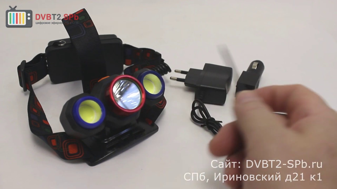 FA XQ208 T6 - налобный светодиодный фонарик смотреть онлайн