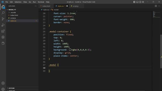 Creating a Modal Pop-Up with HTML, CSS, and JavaScript