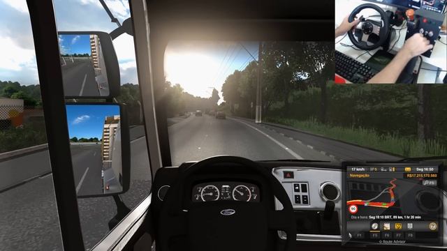 FORD CARGO PRESO NA PRF - INDO DESCARREGAR NO CEAGESP - ETS 2 VIDA REAL смотреть онлайн