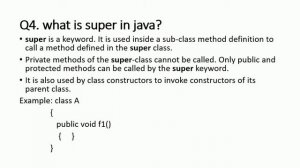 JAVA Oops  4