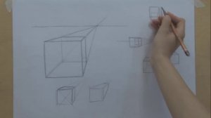 3  Законы перспективы на примере куба | Учимся рисовать