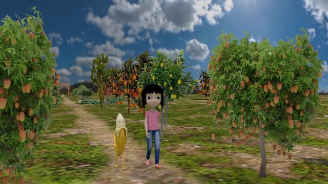 Fruits Alphabet for kids| Learn Alphabet A to Z names of fruits. смотреть онлайн