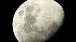 Moon at Canon SX500 IS