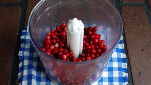 Брусника протертая с сахаром