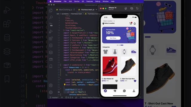 React Native - Online Shopping Build