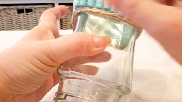 ВАЗА ИЗ СТЕКЛЯННОЙ БАНКИ ОТ КОФЕ...Vase from a glass pot from coffee смотреть онлайн