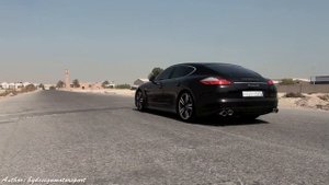 Porsche Panamera Turbo - Drift & Exhaust Acceleration Sound
