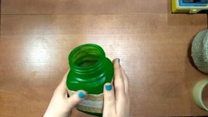 Вазочка для цветов из баночки от кофе. diy