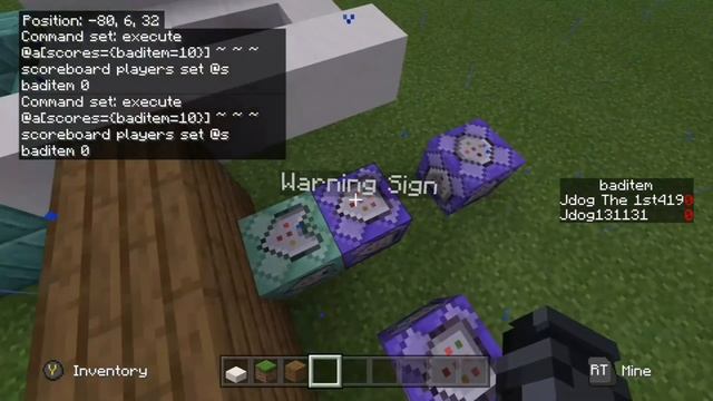 How To Detect Items In Players Inventory And Execute A Command On Them. Bedrock 1.16.4 смотреть онлайн