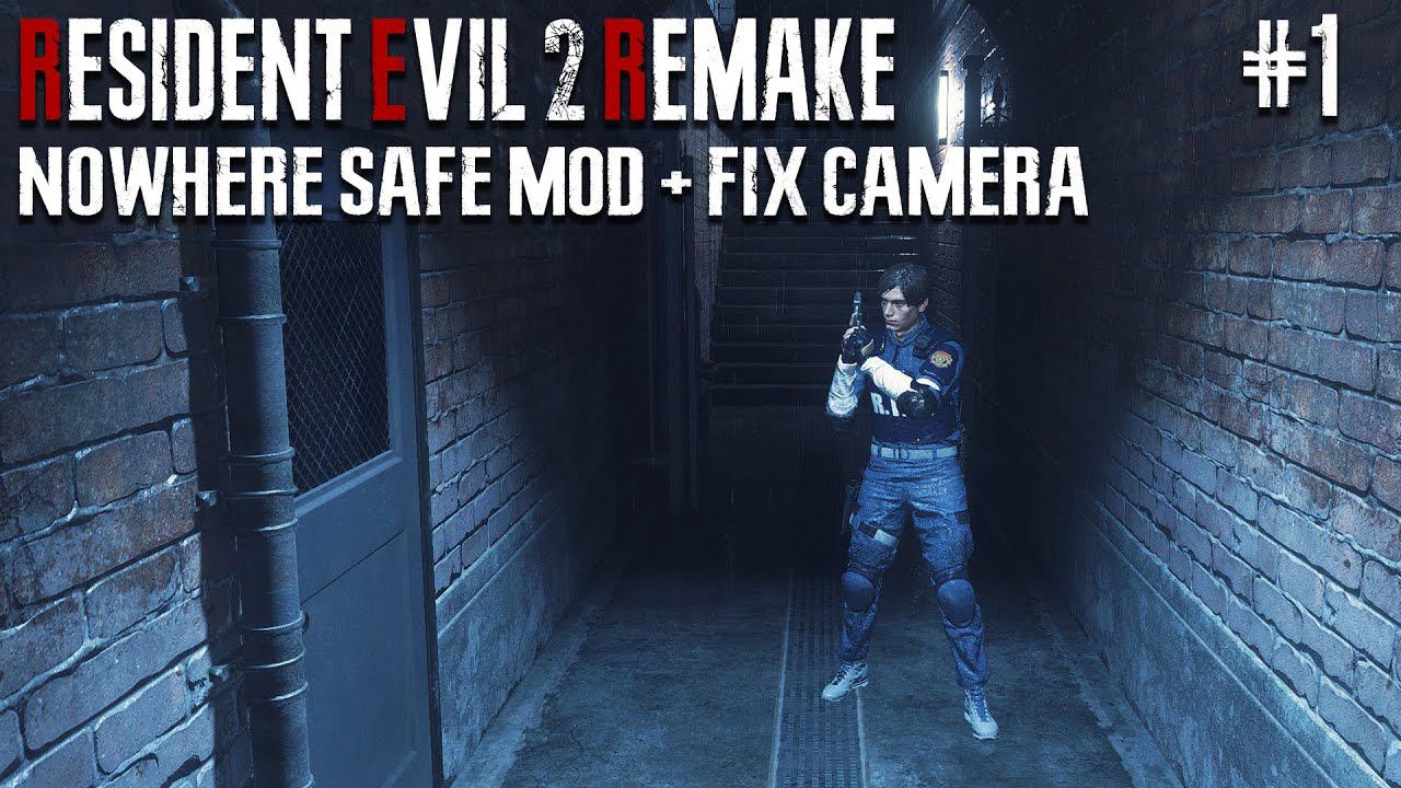 Resident Evil 2 Remake Nowhere Safe MOD ►FIXED CAMERA ► (Леон Кеннеди - Хард) #1 смотреть онлайн