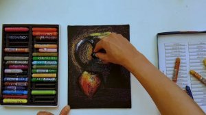 Масляная пастель для начинающих | Как рисовать масляной пастелью натюрморт