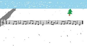 "Маленькой ёлочке холодно зимой"(+Ноты для блокфлейты))