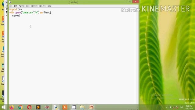 Read and Write in CSV file in python
