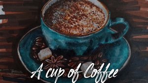 РИСУЮ - чашку кофе МАРКЕРАМИ TOUCH | A cup of coffee
