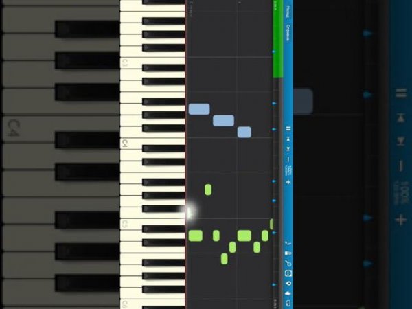 Лезгинка - Грузинский народный танец #shorts #pianotutorial #synthesia #synth