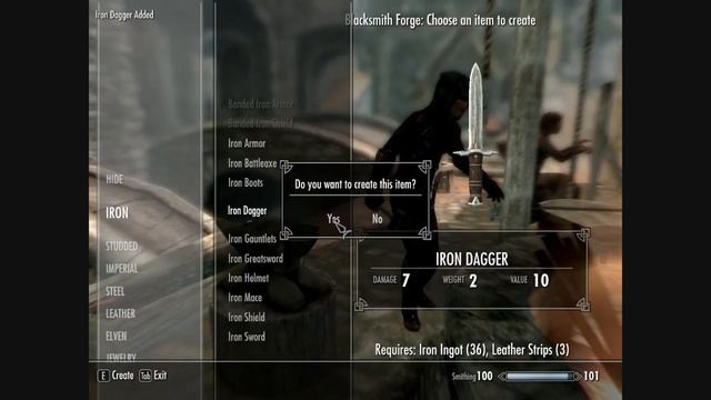 SkyRim | Fast Way to Level Blacksmithing