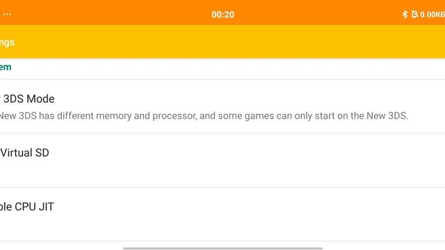 Citra emulator android (mmj), настройка эмулятора.