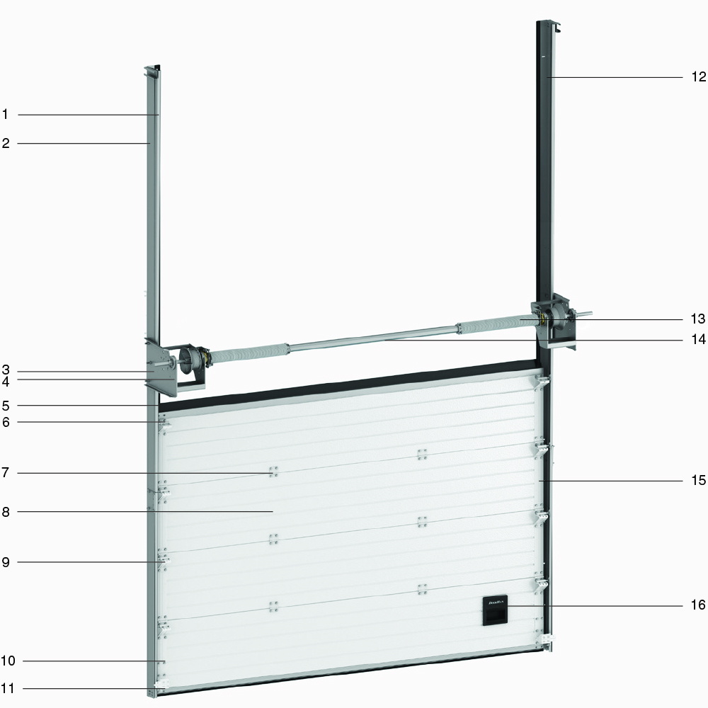 Со стороны улицы установили секционные ворота.mp4 смотреть онлайн