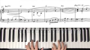 How to play MOON RIVER - Henry Mancini Piano Tutorial with Sheet Music