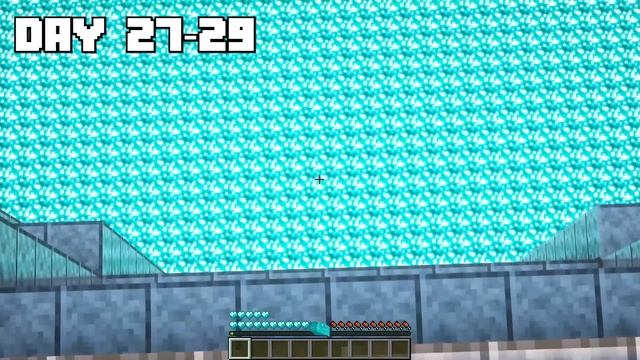 I Survived 100 Days as DIAMOND GODZILLA in HARDCORE Minecraft смотреть онлайн