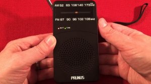 Prunus J-166 AM FM Version Portable Radio Review