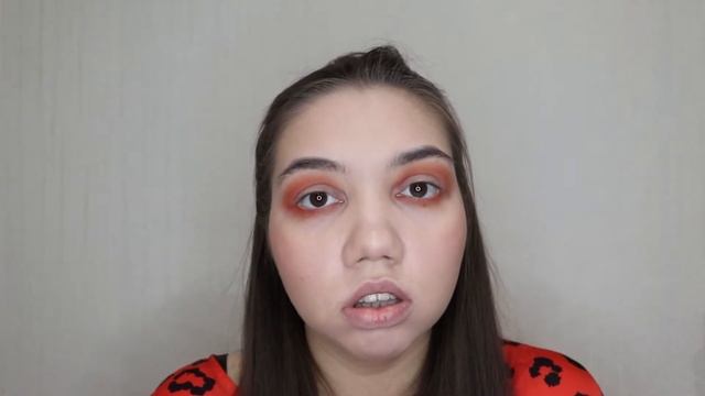 Оранжевый макияж/ Монохромный макияж в теплых тонах/ orange makeup смотреть онлайн