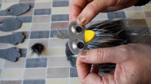 Игрушка-аналог Ферби своими руками из меха.