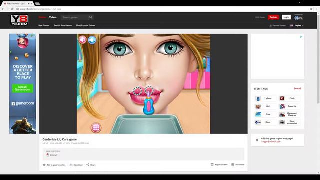 Lip pimples? -Gardenia's Lip care game смотреть онлайн