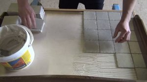 Столешница с керамической плиткой 1