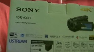 Unboxing #43 | Sony Handycam FDR-AX33