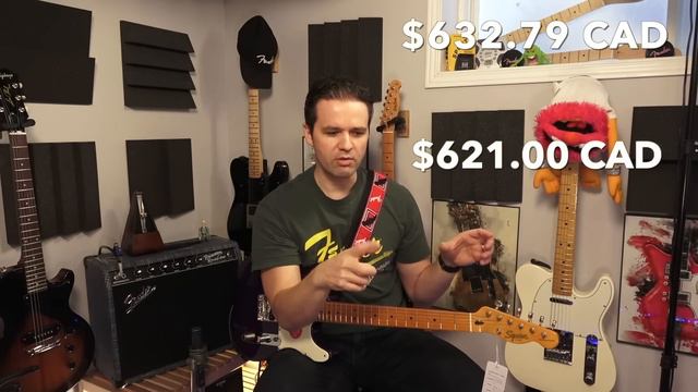 I live in Canada and I bought Purple Telecaster from Andertons UK смотреть онлайн