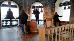 Колокольня Богоявленского собора г.Иркутск 28 января 2023.