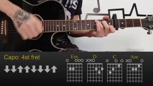 Duke Dumont - Ocean Drive | Easy Guitar Lesson Tutorial with Chords/Tab and Rhythm