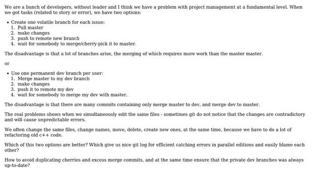 Software Engineering: Is it a good idea to create one git branch for each issue/story/bug? смотреть онлайн