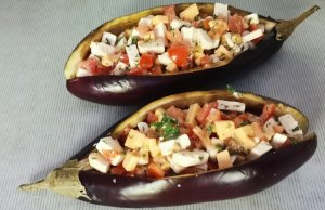 ФАРШИРОВАННЫЕ БАКЛАЖАНЫ! Рецепт баклажанов с сыром. Баклажаны запечённые в духовке с сыром и помидор