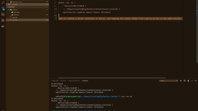 Docker in pi with web cam access смотреть онлайн