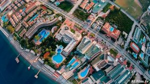 Кемер Сверху, Турция. Kemer from Air, Turkey.