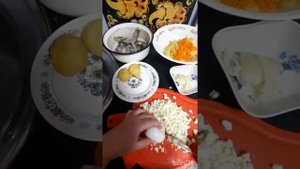 Рыбный салат.