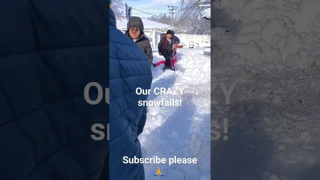 my kids are enjoying the snow ❄