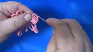 Салфетка крючком из круглых мотивов. МК.