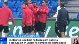 jardel e gabigol pegados no treino em Basileia