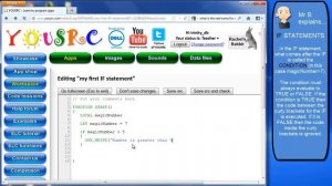 youSRC: Introduction to IF statements in ELC